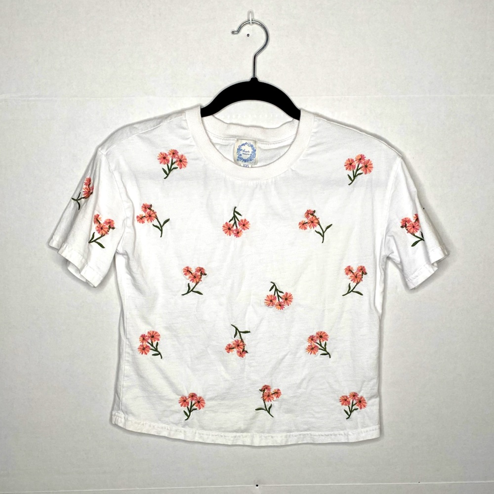Flower crop top